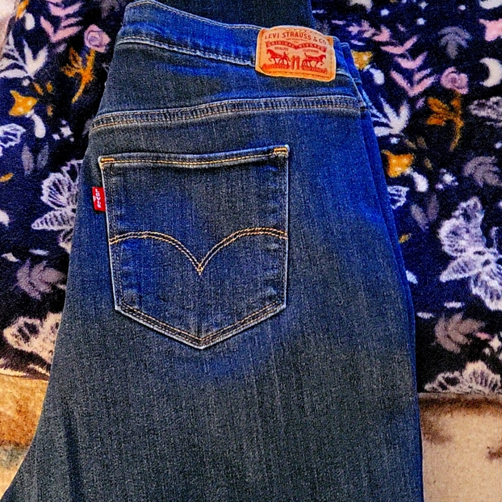 Womens Levis Jean Pant (ripped style knees and upper thigh area)